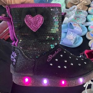 Sketchers light up boots size 6